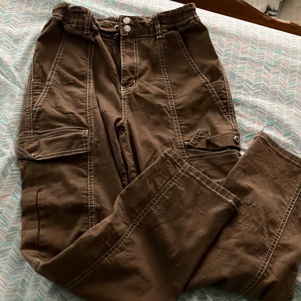 Brown cargo pants